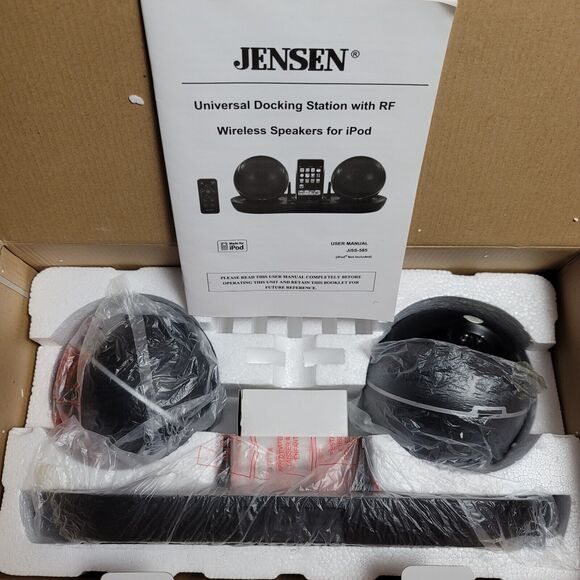 Jensen Universal Docking Station with RF Wireless Speakers for iPod Jiss-585 - Picture 3 of 9